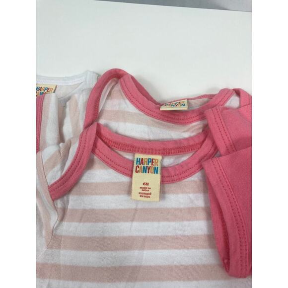 NWOT Harper Canyon Set of 6 onesie 6m - Picture 2 of 3